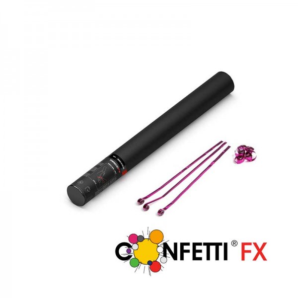 FX Luftschlangen Kanone pink metallic 50cm