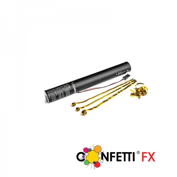 E- Shooter, 50 cm, gold, metallic, Streamer